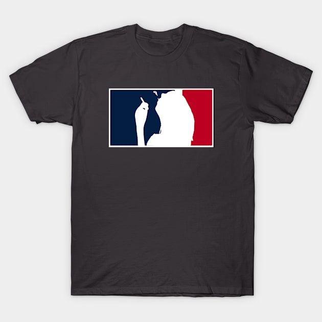 Major League Baseball|Smoking Weed|Baseball Lover|Weed Smoker|Armchair Sports Fan T-Shirt by Rivenfalls